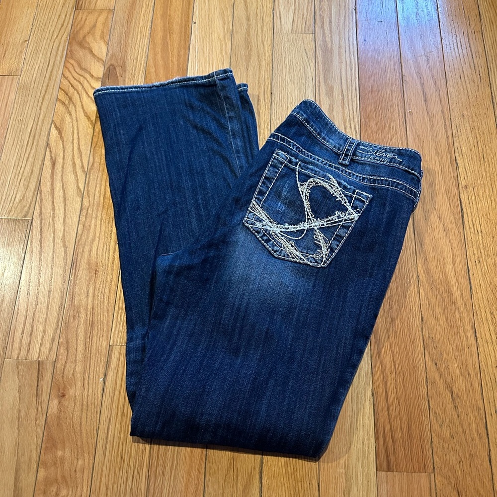 Silver jeans